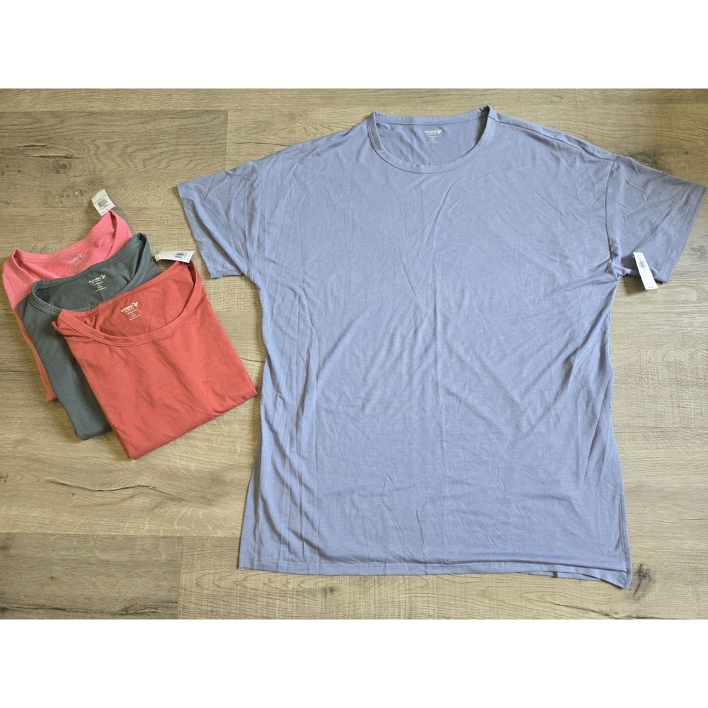 NWT Old Navy Active Ultralite Tee‎ Shirt Go Dry Woman's Size M 4-Pack Multicolor
